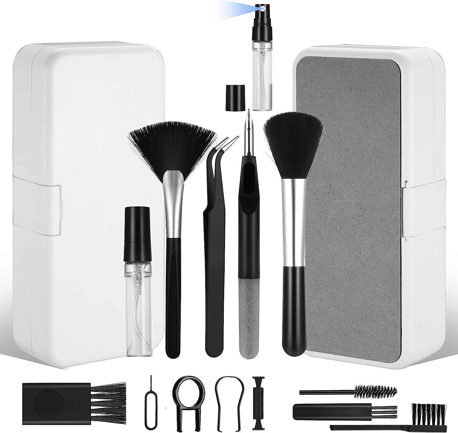 SkyShopy 18 in 1 Electronic Cleaner Kit with 3 in 1 Cleaning Pen,Laptop Screen Keyboard Cleaning Kit,Computer Cleaning Kit, 18-in-1 Cleaning Kit for Gadgets, Airpods, Mobile, Tablet, Laptop, Computer SkyShopy 18 in 1 Electronic Cleaner Kit with 3 in 1 Cleaning Pen,Laptop Screen Keyboard Cleaning Kit,Computer Cleaning Kit, 18-in-1 Cleaning Kit for Gadgets, Airpods, Mobile, Tablet, Laptop, Computer
